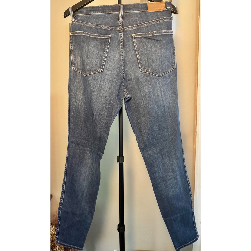 Madewell High Rise Skinny Crop Jeans Dark Wash Women's 30 - Picture 5 of 10
